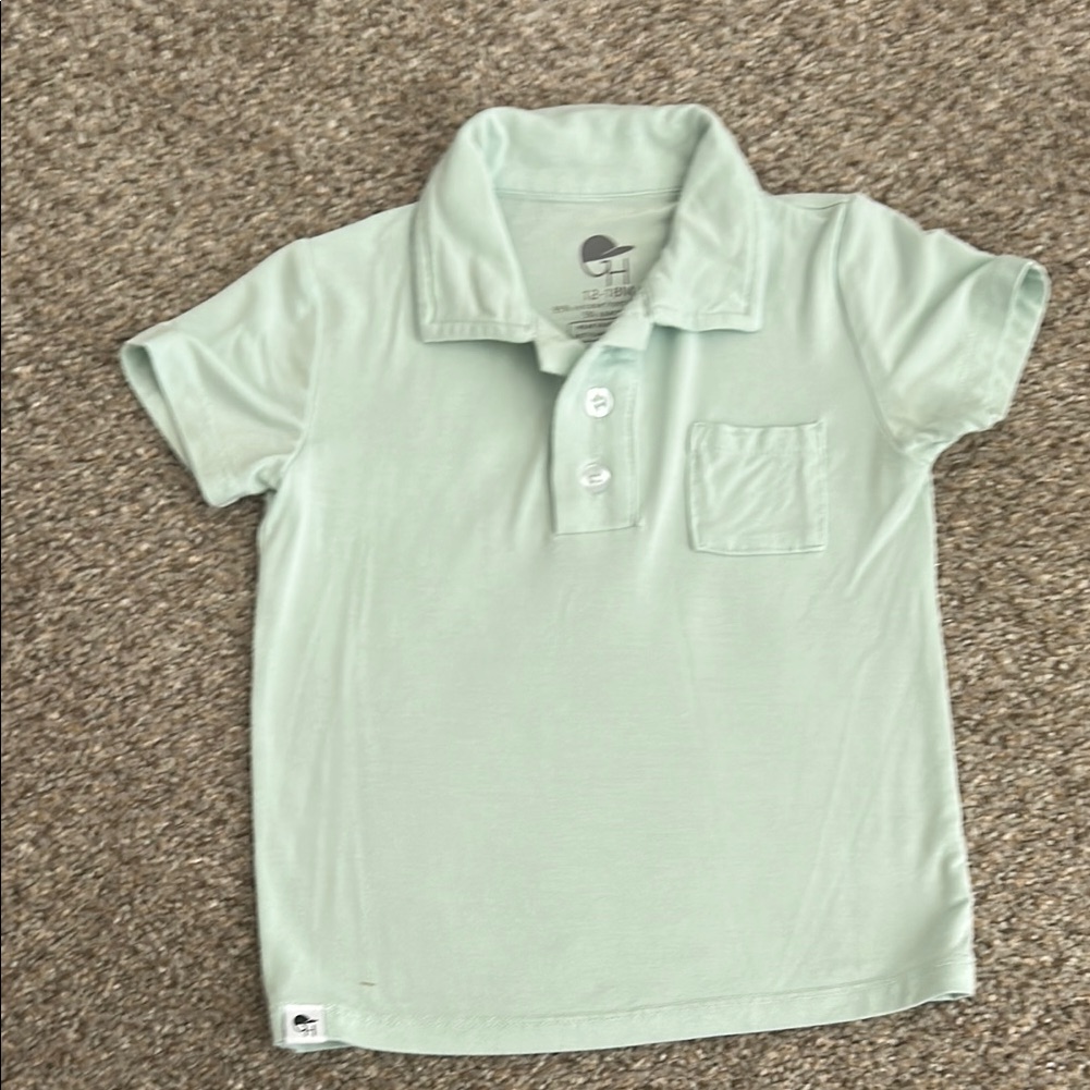 Light Green Kids Polo Shirt